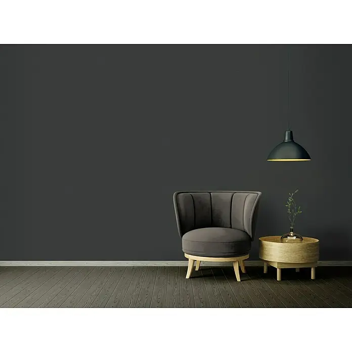AS Creation Ethnic Origin Vliestapete - Schwarz, Uni, 10,05 x 0,53 m - Stimmungsaufnahme
