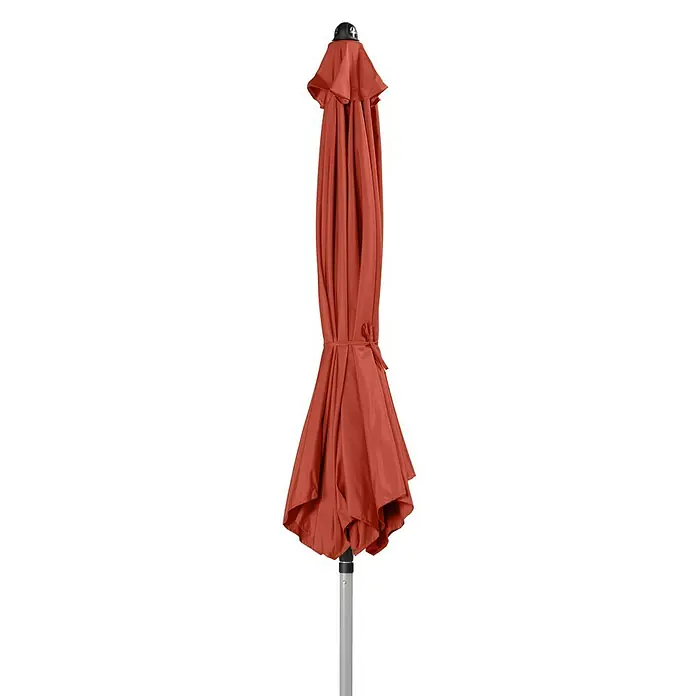 Doppler Active Kurbelschirm Auto Tilt - Terracotta, Durchmesser: 280 cm - Vorderansicht