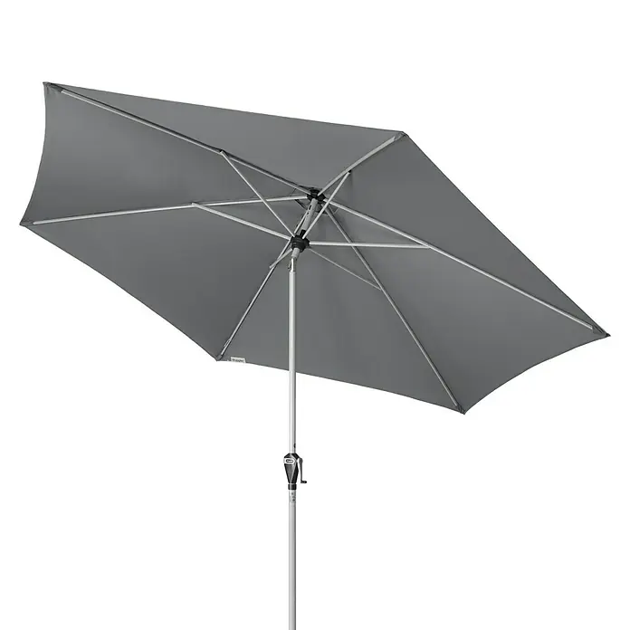 Doppler Active Kurbelschirm Auto Tilt - Anthrazit, Durchmesser: 320 cm - Rechte Seitenansicht