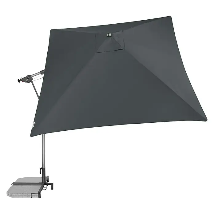 Doppler Sunline Pendelschirm - Anthrazit, L x B: 298 x 225 cm - Ansicht von oben