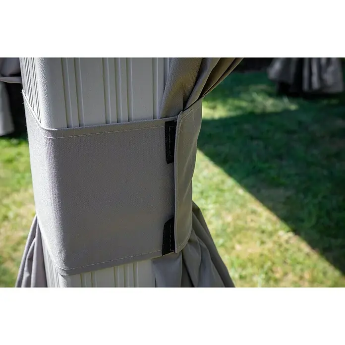 Sojag Pavillon Messina - L x B: 483 x 363 cm, Champagner, Walmdach - Detailaufnahme