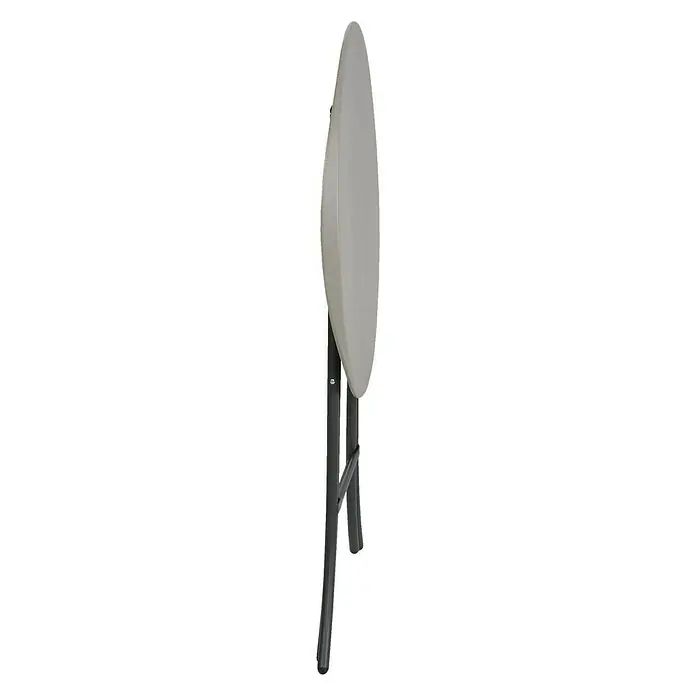 Lifetime Garten-Stehtisch - L x B x H: 84 x 84 x 110 mm, Lichtgrau, Klappbar - Linke Seitenansicht