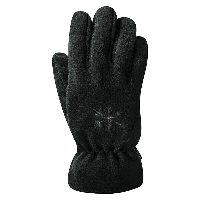 Winterhandschuhe Basic - XL, Schwarz, Fleece - Vorderansicht