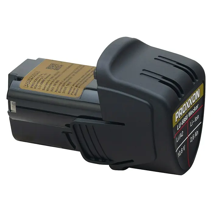 Proxxon Akku LI/A2 - 10,8 V, 2,6 Ah, Passend für: Proxxon Micromot-Serie - Vorderansicht