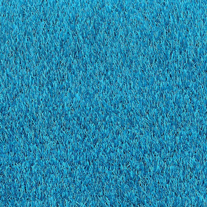 Classis Carpets Infinity Grass Rasenteppich World of Colors - 200 x 133 cm, Hawaiian Blue, Ohne Noppen - Detailaufnahme