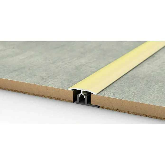 LOGOCLIC Übergangsprofil 303 - Sahara, 0,9 m x 34 mm, Montageart: Stecken - Detailaufnahme