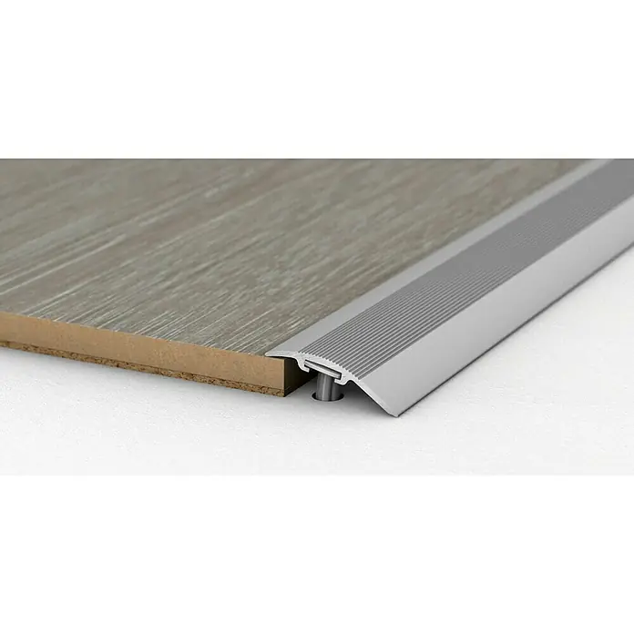 LOGOCLIC Anpassprofil 205 - Silber, 2,7 m x 37 mm, Montageart: Schrauben - Detailaufnahme
