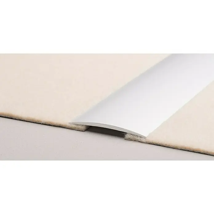 LOGOCLIC Übergangsprofil 134 - Silber, 1 m x 60 mm x 5 mm, Montageart: Kleben - Detailaufnahme