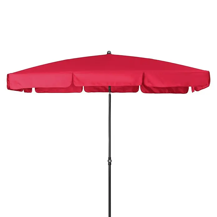 Doppler Sunline Sonnenschirm Waterproof Neo - Rot, 225 x 120 cm - Vorderansicht