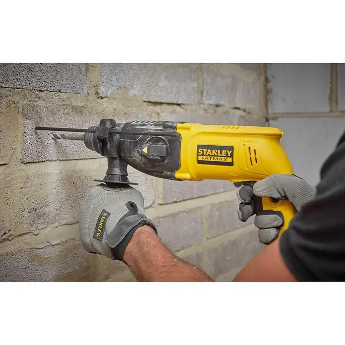 Stanley FatMax Martillo perforador SFMEH200K-QS - 750 W, Número de revoluciones de marcha en vacío: 0 r.p.m. - 1.150 r.p.m., Energía de percusión: 2,2 J