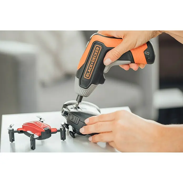 Black+Decker Atornillador de batería BCF611CK-QW - 3,6 V, 1 batería, Número de revoluciones de marcha en vacío: 180 r.p.m.