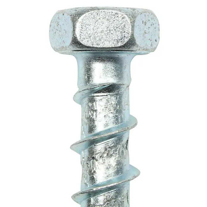 Profi Depot Tornillo combinado para hormigón - Diámetro: 10,5 mm, Largo: 120 mm, V 40, 25 uds. - Vista frontal