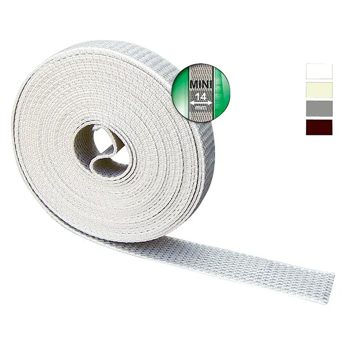 Schellenberg Rollladengurt Mini - 4,5 m, Breite: 14 mm, Weiß