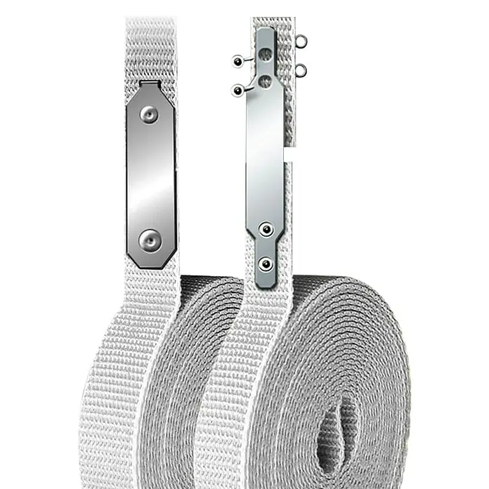 Schellenberg Gurtfix Mini - Länge: 4,3 m, Gurtbreite: 14 mm, Grau