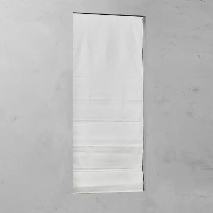 Raffrollo - B x H: 60 x 180 cm, Weiß - Vorderansicht
