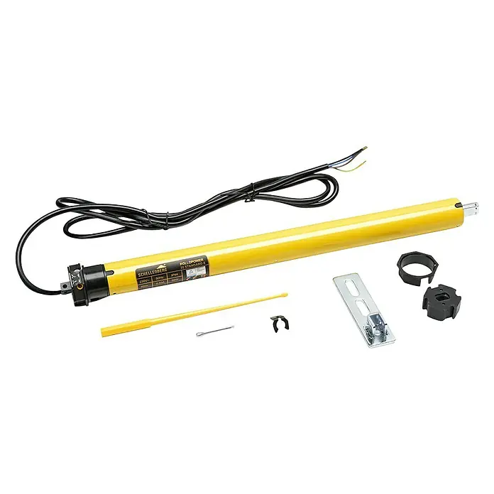 Schellenberg Rohrmotor Mini Standard 6 - Max. Rollladenfläche: 4 m² bei Kunststoffrollläden, Einbaulänge: 500 mm, Zugkraft: 15 kg