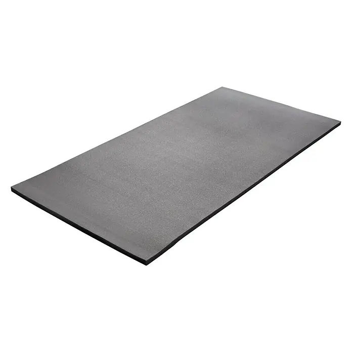 Schaumstoff Terrapur - 100 x 200 x 2 cm, PU-Schaum - Linke Seitenansicht