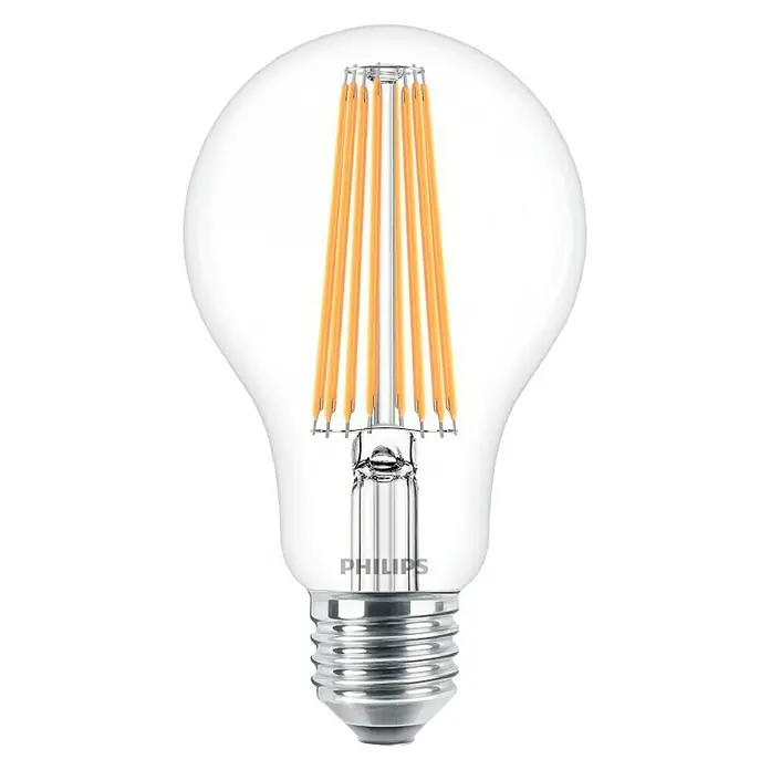 Philips Bombilla LED Vintage - 10 W, E27, Color de luz: Blanco frío, No regulable, Redonda