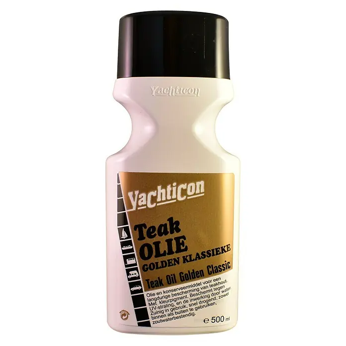 Yachticon Teakolie Golden Classic - 500 ml, Goud