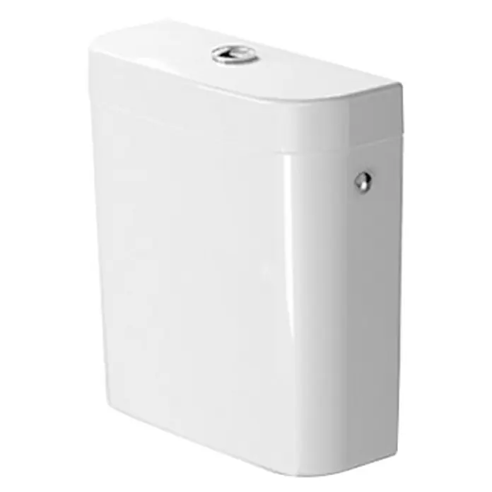 Duravit Darling New Spülkasten - Ohne Spezialglasur, Rechts, Keramik, Weiß - Vorderansicht