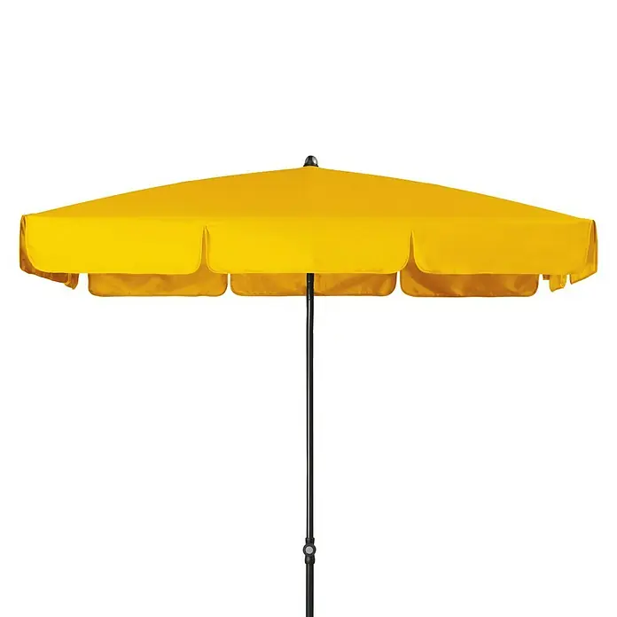 Doppler Sunline Sonnenschirm Waterproof Neo - Gelb, 185 x 120 cm - Vorderansicht