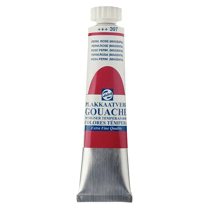 Talens Pintura gouache - Rosa permanente, 20 ml, Mate