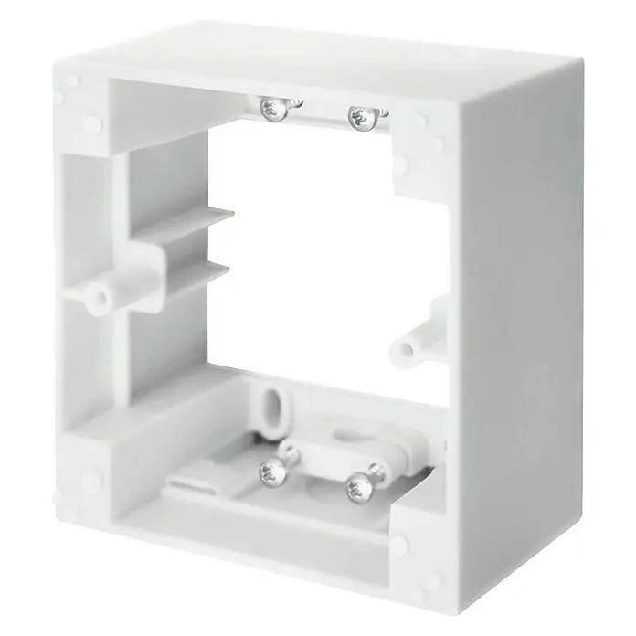 Schellenberg Aufputzrahmen - 82 x 82 x 39 mm, Weiß