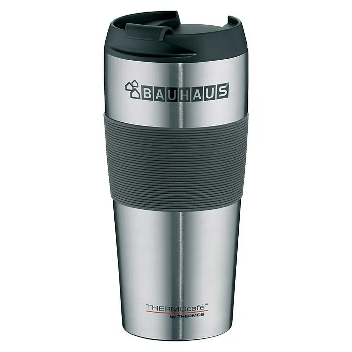 BAUHAUS Termo posuda za piće BAUHAUS - 0,4 l, Mat-crna - Pogled sprijeda