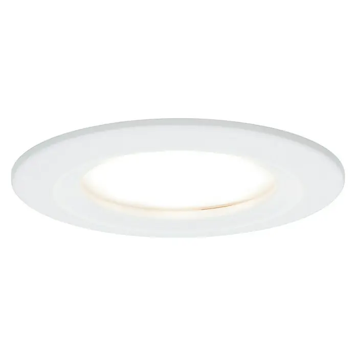 Paulmann LED-Einbauleuchte Nova - 6,5 W, Weiß, Warmweiß - Vorderansicht