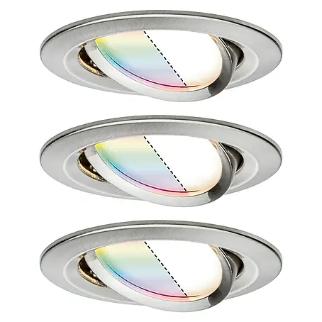 Paulmann  LED-Einbauleuchten-Set Coin