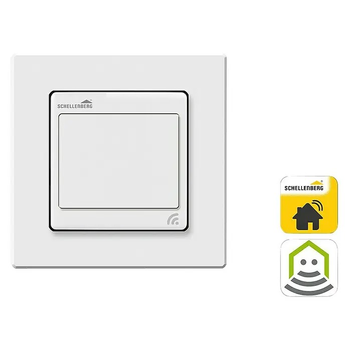 Schellenberg Smart Home Funk-Lichtschalter - 600 W, Unterputz