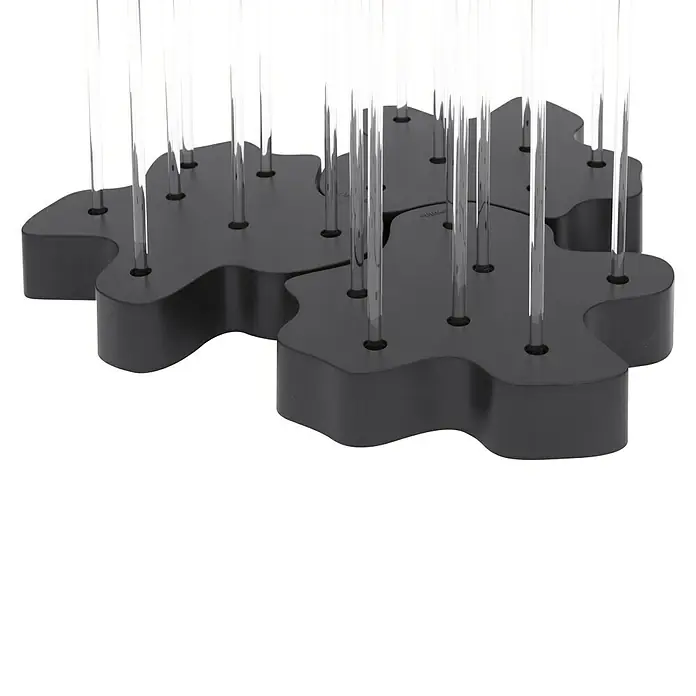 Artemide LED-Stehleuchte Reeds Triple - Höhe: 150 cm - Vorderansicht