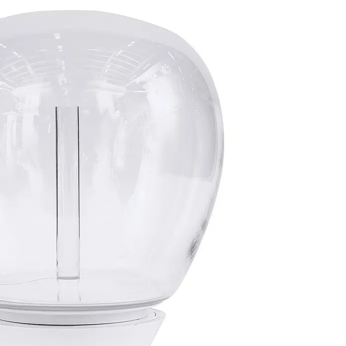 Artemide LED-Tischleuchte Empatia 26 - 20 W, Weiß, Transparent, Warmweiß, Höhe: 29 cm - Vorderansicht
