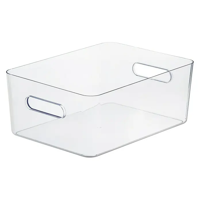 SmartStore Aufbewahrungsbox Compact - L x B x H: 41 x 28,7 x 15,5 cm, Kunststoff, Transparent