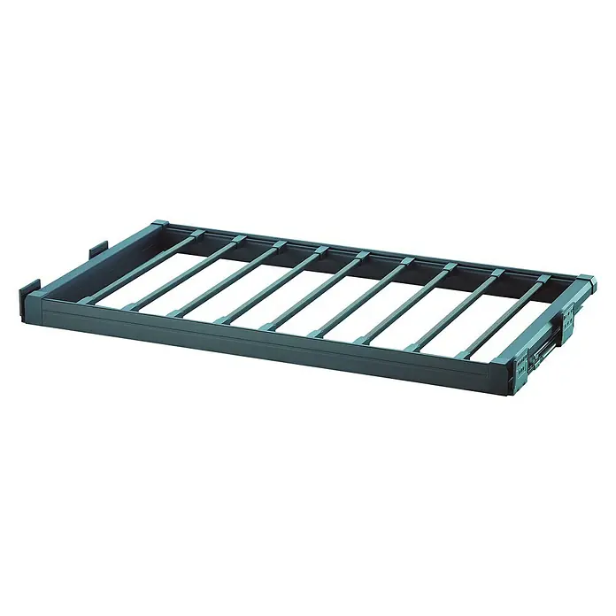 Soporte para pantalones extensible 63.PAPG.700 - L x An: 48,5 x 71,4 cm, Negro