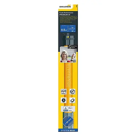 Schellenberg  Funk-Rohrmotor Maxi Premium 20