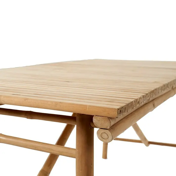 Mesa de jardín Kendari - L x An: 160 x 80 cm, Natural
