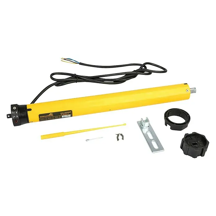 Schellenberg Rohrmotor Maxi Basic 6 - Max. Rollladenfläche: 3 m² bei Kunststoffrollläden, Einbaulänge: 500 mm, Zugkraft: 15 kg
