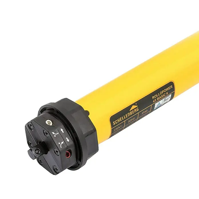 Schellenberg Rohrmotor Maxi Basic 6 - Max. Rollladenfläche: 3 m² bei Kunststoffrollläden, Einbaulänge: 500 mm, Zugkraft: 15 kg