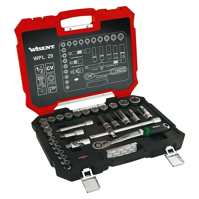 Wisent Set nasadnih ključeva i nastavaka WPL - 29 -dij.