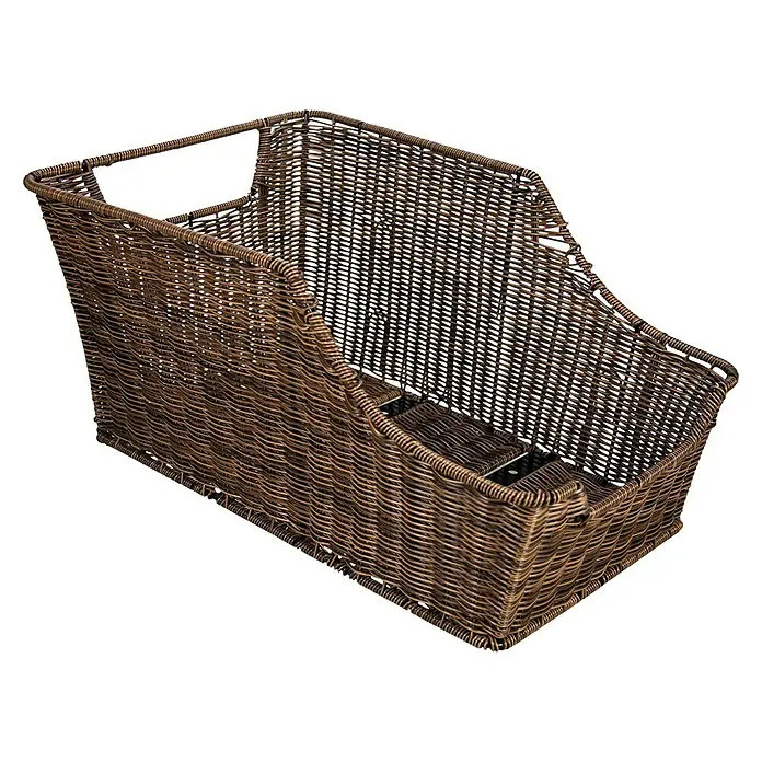 Fischer Fahrradkorb Retro - Geeignet für: Gepäckträger, Traglast: 25 kg - Linke Seitenansicht
