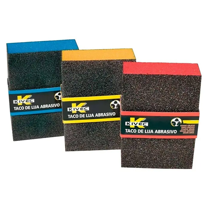 Taco de lijado KV-TMEDIO - L x An x Al: 9,5 x 7 x 2,5 cm