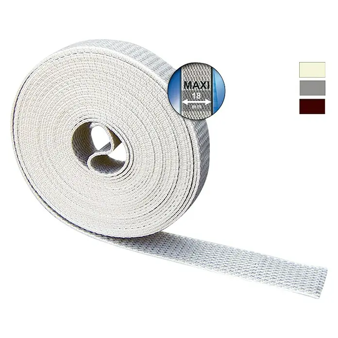 Schellenberg Rollladengurt - Grau, Länge: 4,5 m, Gurtbreite: 18 mm