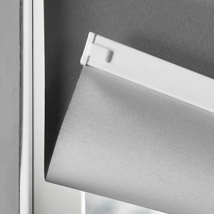 Rollo mit Kassette - B x H: 70 x 175 cm, Grau - Detailaufnahme
