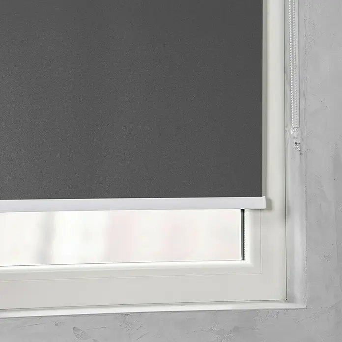 Rollo mit Kassette - B x H: 50 x 175 cm, Grau - Detailaufnahme