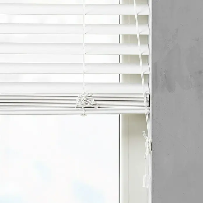 Jalousie - B x H: 150 x 240 cm, Weiß - Detailaufnahme