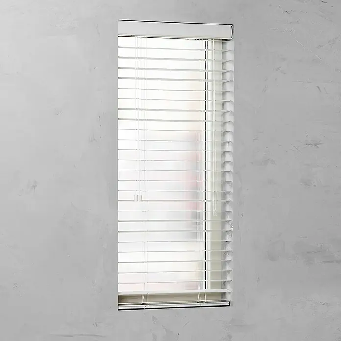 Jalousie - B x H: 150 x 240 cm, Weiß - Vorderansicht