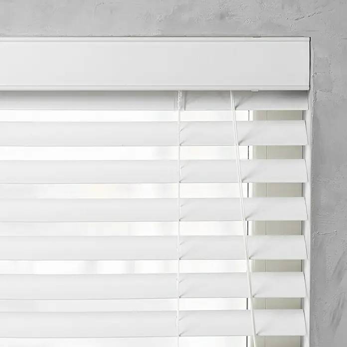 Jalousie - B x H: 210 x 175 cm, Weiß - Detailaufnahme
