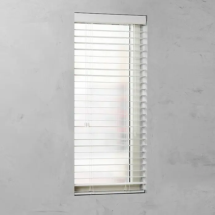 Jalousie - B x H: 210 x 175 cm, Weiß - Vorderansicht
