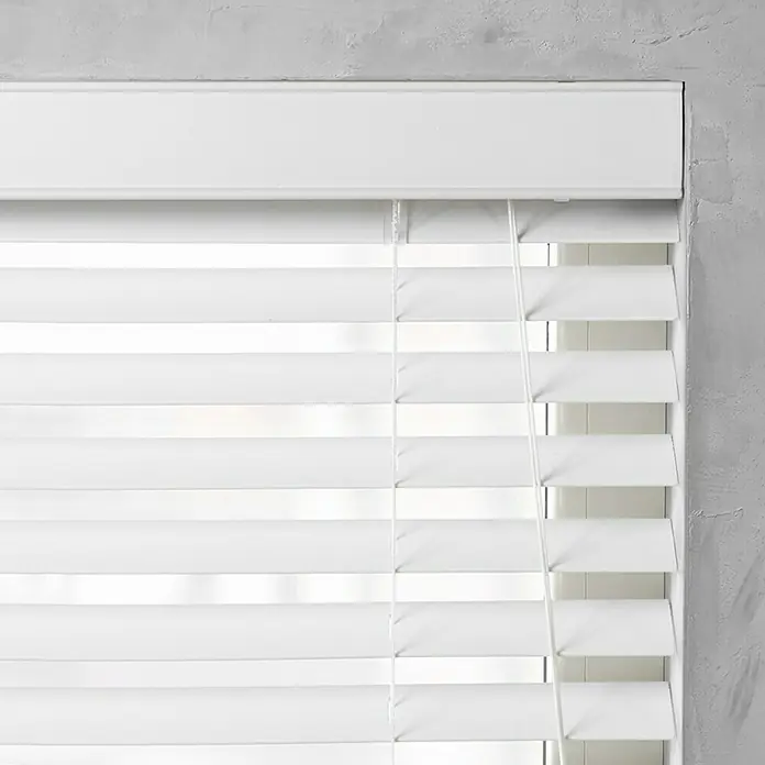 Jalousie - B x H: 105 x 175 cm, Weiß - Detailaufnahme